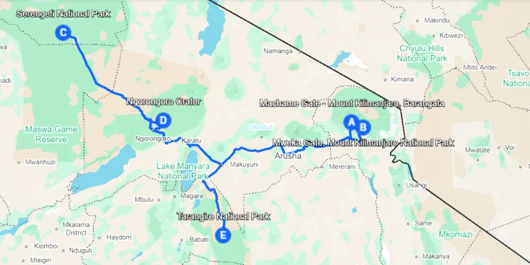 10 Day Tanzania Kilimanjaro trekking and safari