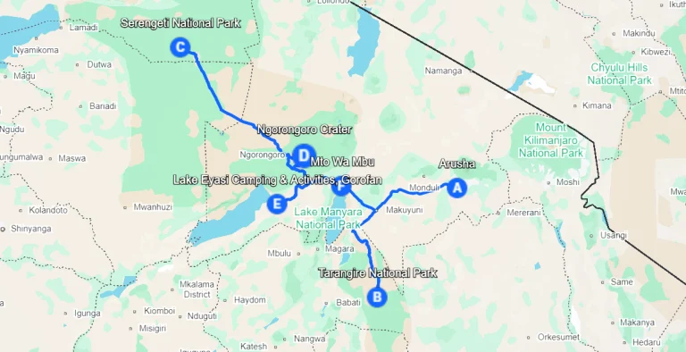 8 Days Tanzania Safari