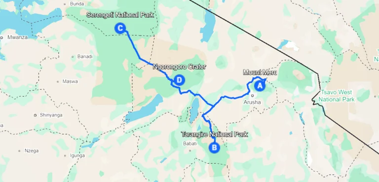 9 Day Tanzania Meru trek and safari