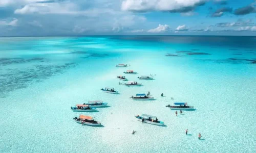 Panoramic View of Kendwa Beach in Zanzibar