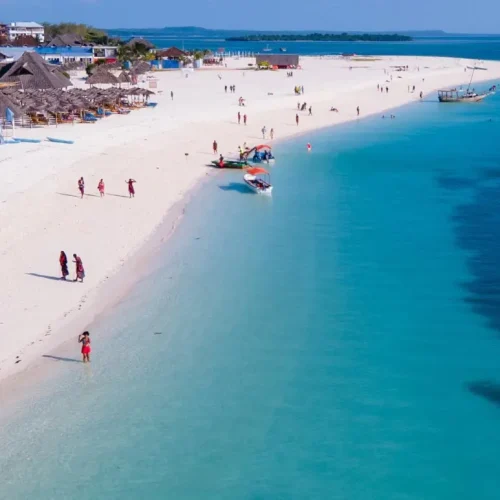 Relaxing on Kendwa Beach in Zanzibar