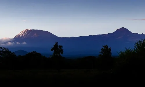 Kibo and Mawenzi Cones of Mount Kilimanjaro