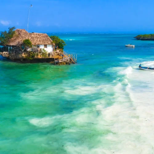rock restaurant at michamvi beach zanzibar